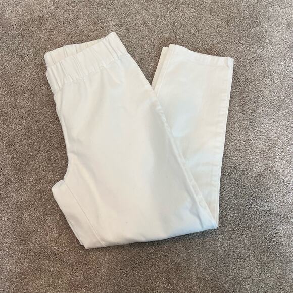 Soft Surroundings‎ Women's Pull On Pant Pure White Denim Size S - Picture 1 of 9